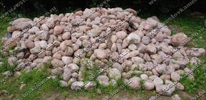 Кавказский камень булыжник Пион (Фракция 100х300)