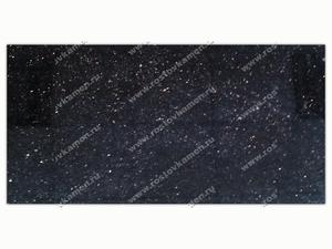 Гранитная плитка Блэк Гэлакси (Black Galaxy) Размер: 300х600х20 Полировка